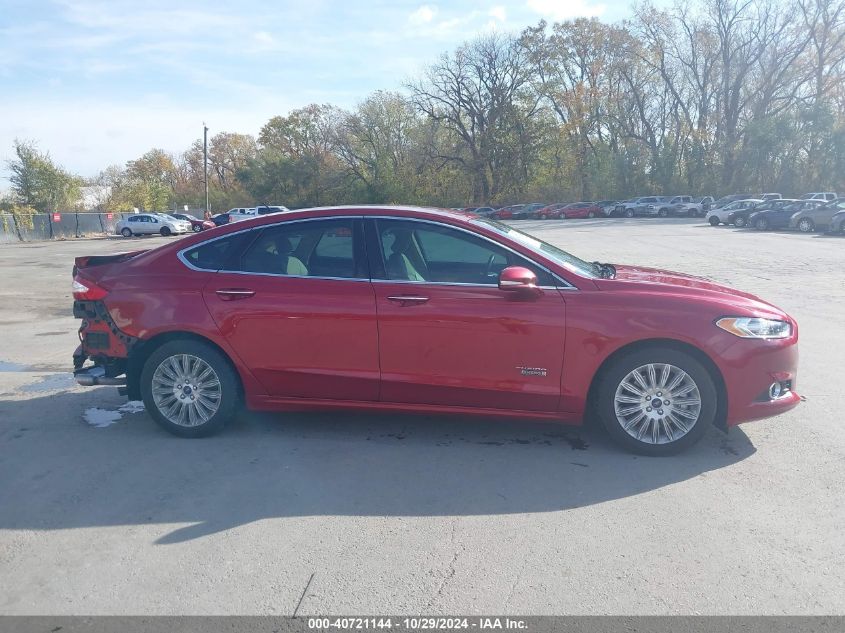 2016 Ford Fusion Energi Se Luxury VIN: 3FA6P0PU1GR328154 Lot: 40721144