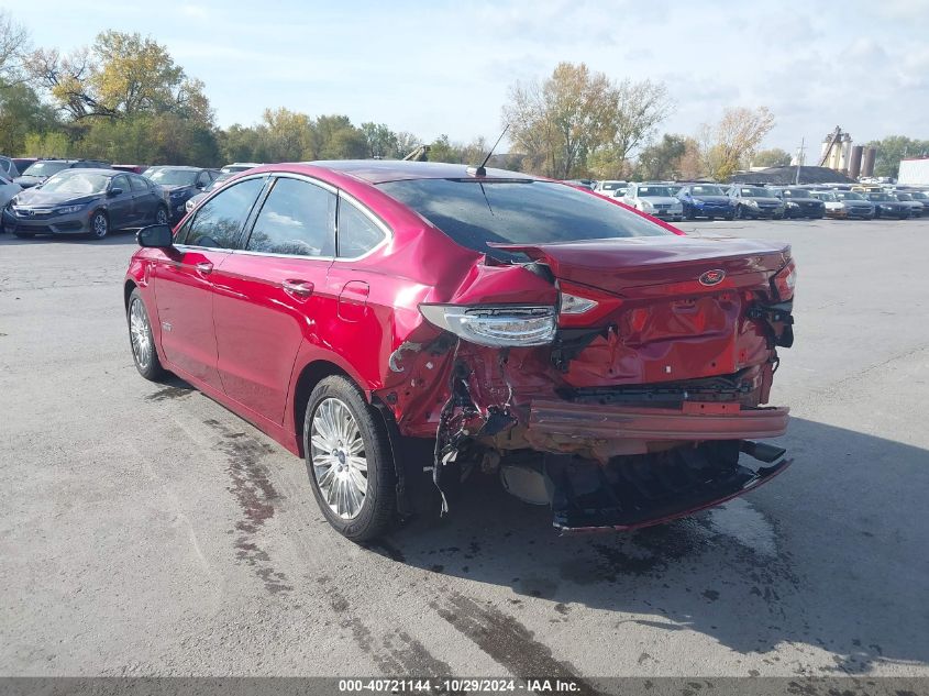 VIN 3FA6P0PU1GR328154 2016 FORD FUSION ENERGI no.3