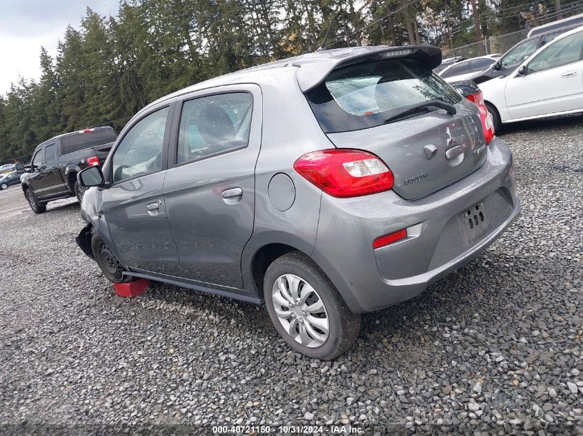 2018 Mitsubishi Mirage Es VIN: ML32A3HJ9JH001884 Lot: 40721150