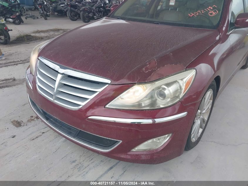 2012 Hyundai Genesis 4.6 VIN: KMHGC4DF0CU178897 Lot: 40721157