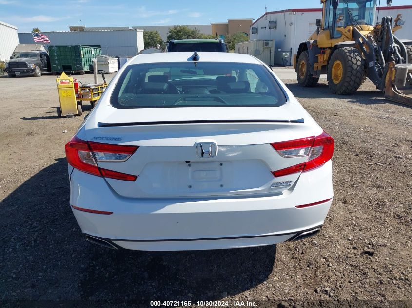 2021 Honda Accord Sport Special Edition VIN: 1HGCV1F41MA041608 Lot: 40721165