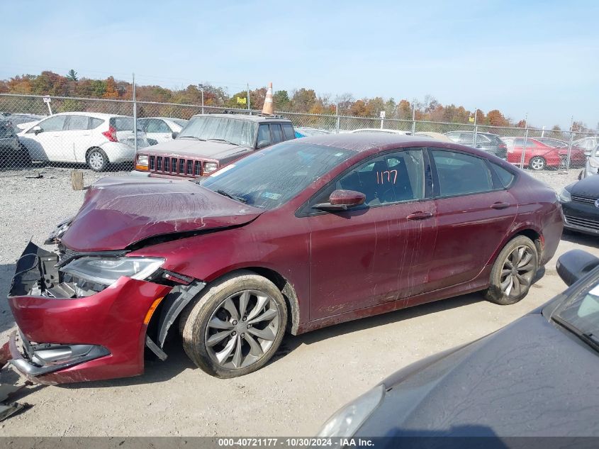 2016 Chrysler 200 S VIN: 1C3CCCBB3GN132367 Lot: 40721177