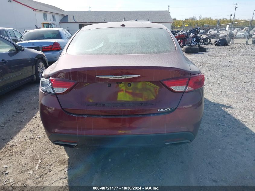 2016 Chrysler 200 S VIN: 1C3CCCBB3GN132367 Lot: 40721177