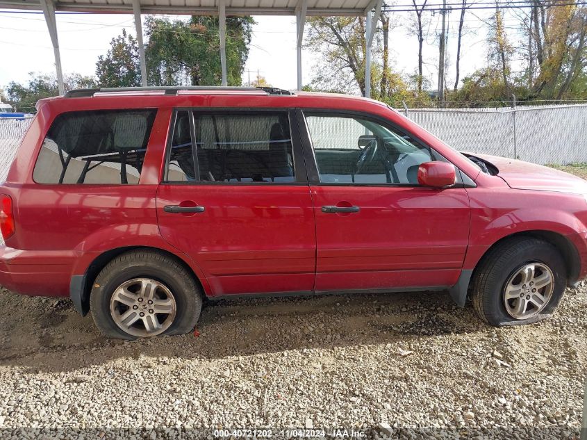 2003 Honda Pilot Ex-L VIN: 2HKYF18633H614628 Lot: 40721202