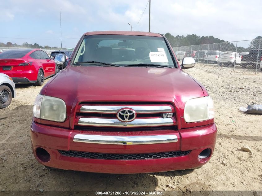 2005 Toyota Tundra Sr5 V8 VIN: 5TBET34165S492192 Lot: 40721208