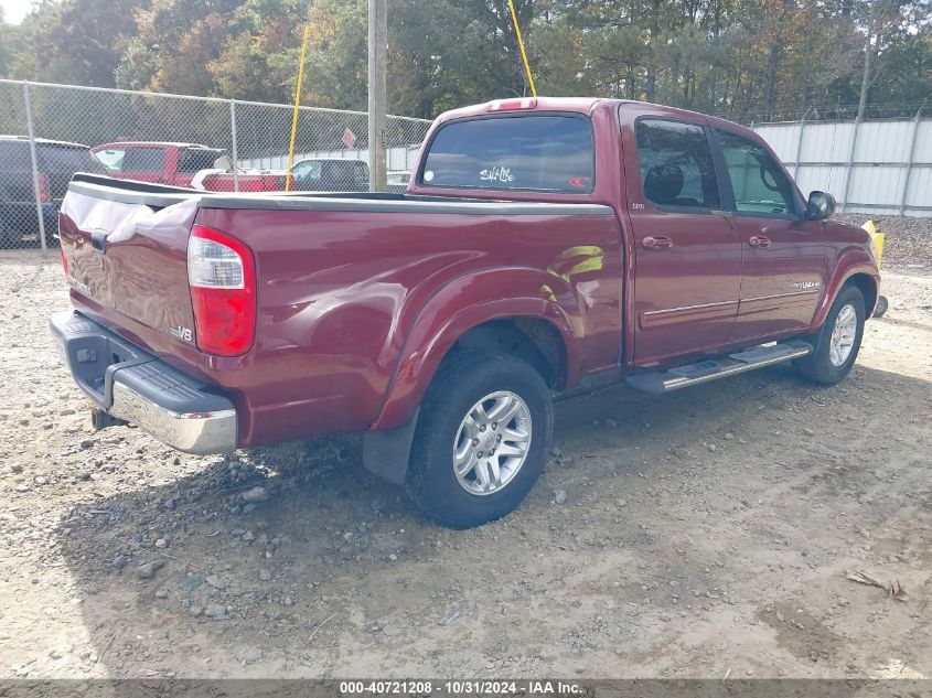 2005 Toyota Tundra Sr5 V8 VIN: 5TBET34165S492192 Lot: 40721208