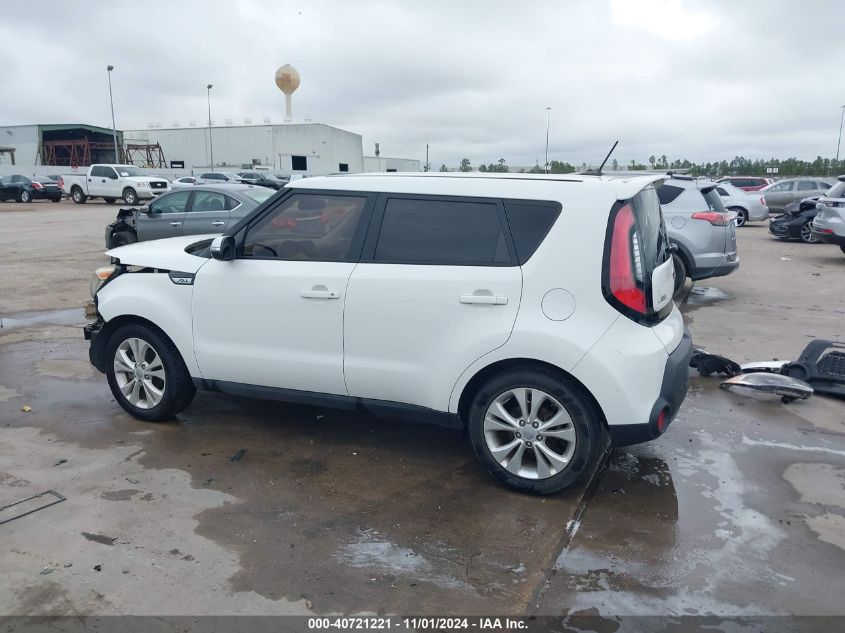 2014 Kia Soul + VIN: KNDJP3A51E7027654 Lot: 40721221