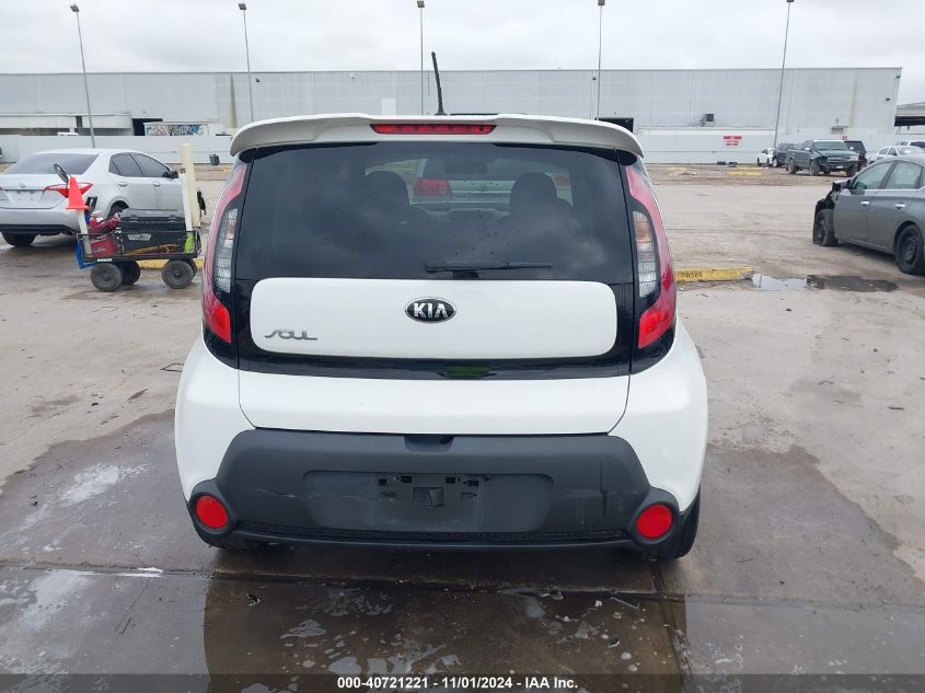 2014 Kia Soul + VIN: KNDJP3A51E7027654 Lot: 40721221