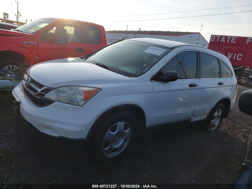 2011 Honda Cr-V Lx VIN: 5J6RE4H33BL013898 Lot: 40721227