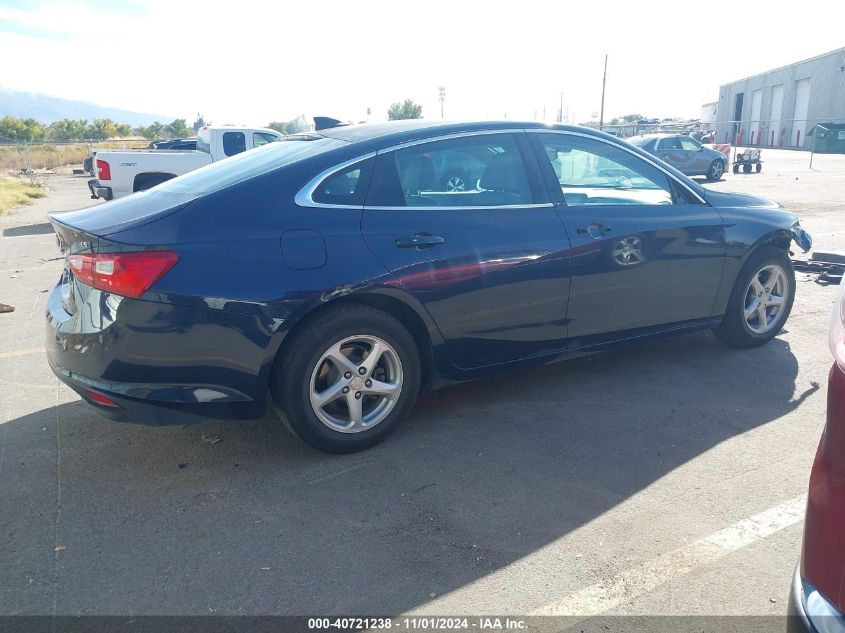 2016 Chevrolet Malibu 1Fl VIN: 1G1ZC5ST0GF234481 Lot: 40721238