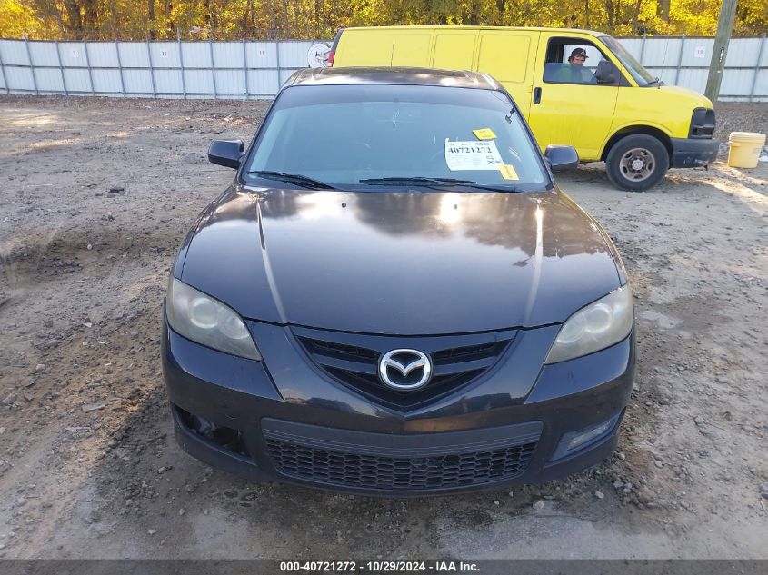 2008 Mazda Mazda3 S Grand Touring VIN: JM1BK323X81121474 Lot: 40721272