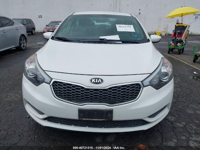 2016 Kia Forte Lx VIN: KNAFK4A60G5496264 Lot: 40721315