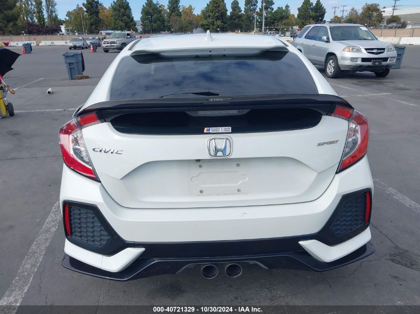 2019 Honda Civic Sport VIN: SHHFK7H47KU422905 Lot: 40721329