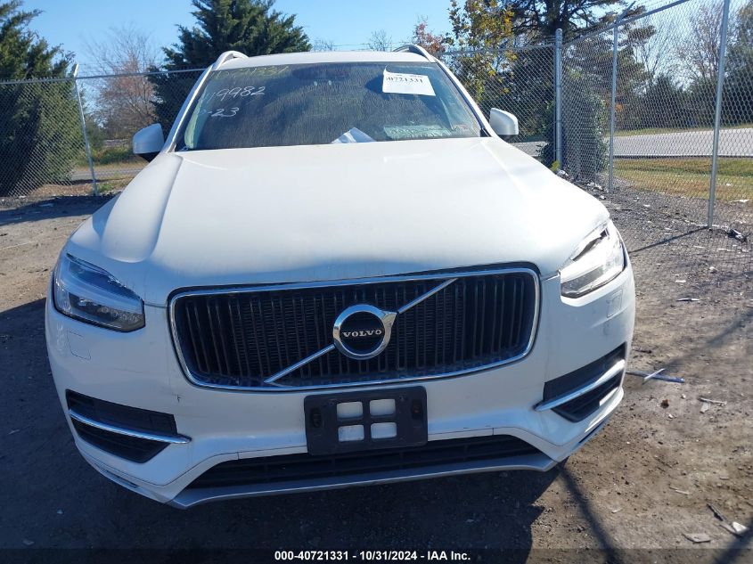 2018 Volvo Xc90 T6 Momentum VIN: YV4A22PK7J1332513 Lot: 40721331