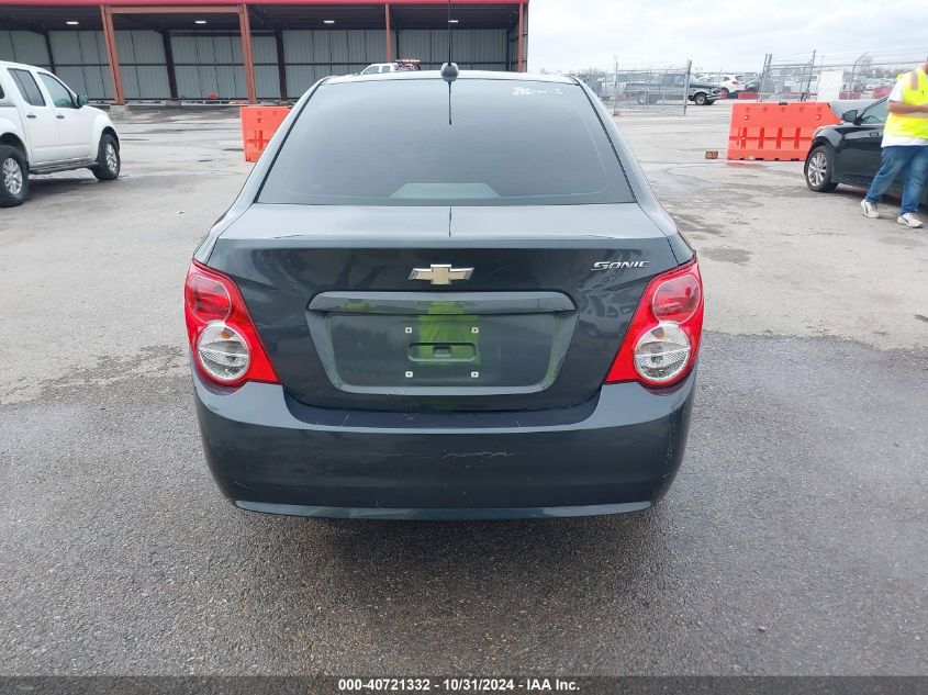 2016 Chevrolet Sonic Ls Auto VIN: 1G1JA5SH9G4164392 Lot: 40721332