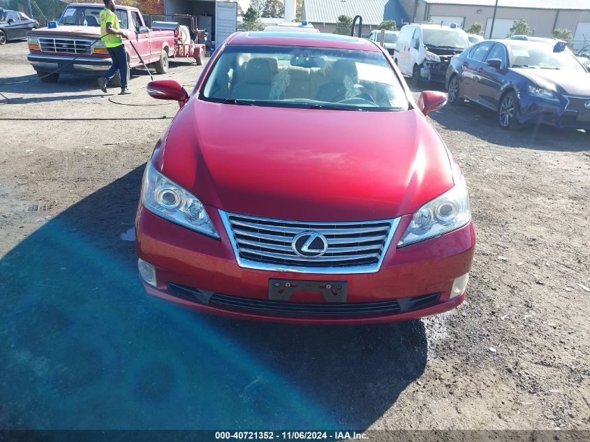 2010 Lexus Es 350 VIN: JTHBK1EG6A2353278 Lot: 40721352