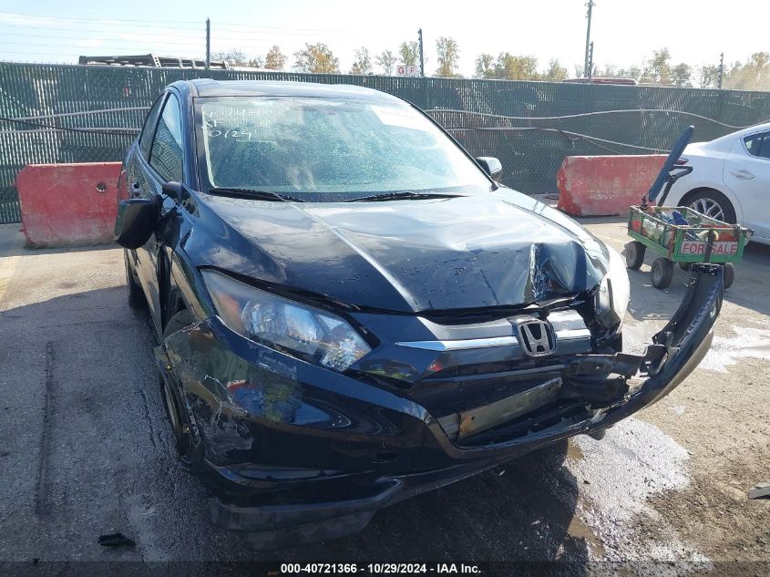 2016 Honda Hr-V Lx VIN: 3CZRU6H33GM765587 Lot: 40721366