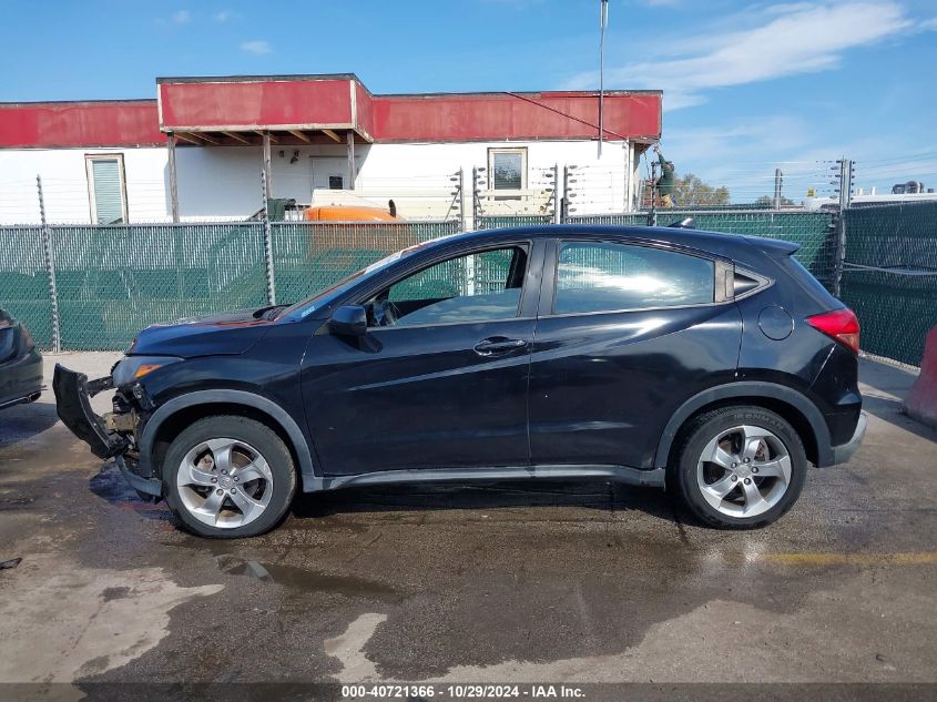 2016 Honda Hr-V Lx VIN: 3CZRU6H33GM765587 Lot: 40721366