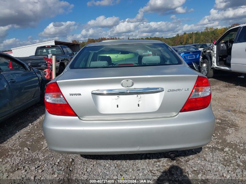 2004 Toyota Camry Le VIN: 4T1BE32K94U935098 Lot: 40721405