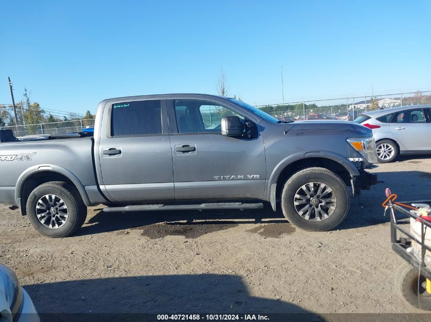 2018 Nissan Titan Platinum Reserve/Pro-4X/S/Sl/Sv VIN: 1N6AA1E51JN515327 Lot: 40721458