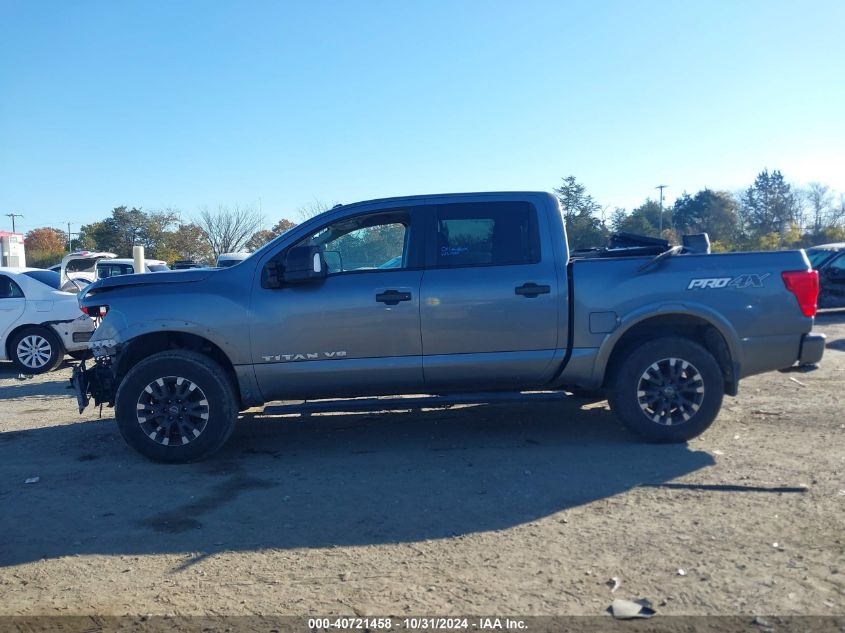 2018 Nissan Titan Platinum Reserve/Pro-4X/S/Sl/Sv VIN: 1N6AA1E51JN515327 Lot: 40721458