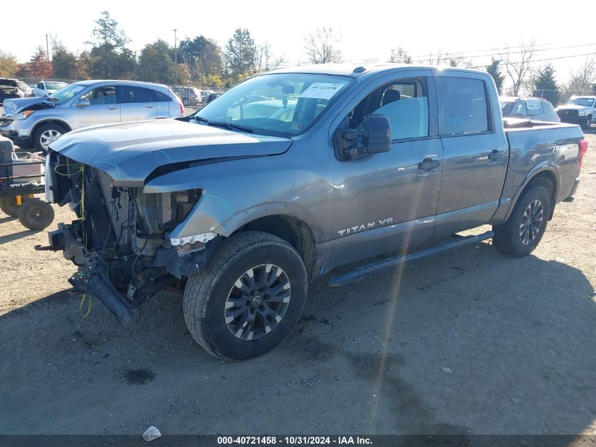 2018 Nissan Titan Platinum Reserve/Pro-4X/S/Sl/Sv VIN: 1N6AA1E51JN515327 Lot: 40721458