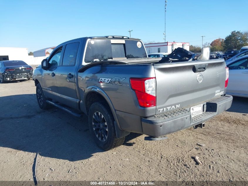 2018 Nissan Titan Platinum Reserve/Pro-4X/S/Sl/Sv VIN: 1N6AA1E51JN515327 Lot: 40721458