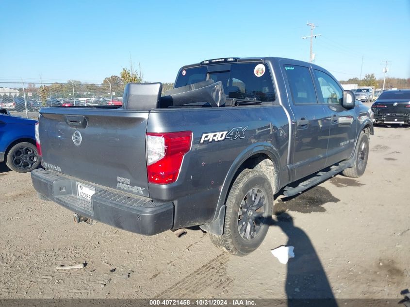 2018 Nissan Titan Platinum Reserve/Pro-4X/S/Sl/Sv VIN: 1N6AA1E51JN515327 Lot: 40721458