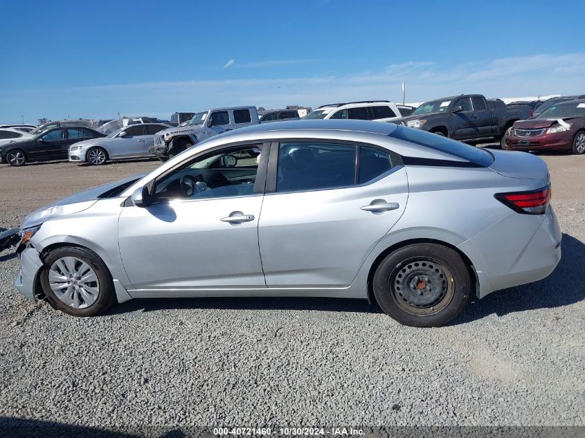 2020 Nissan Sentra S Xtronic Cvt VIN: 3N1AB8BV4LY264566 Lot: 40721460