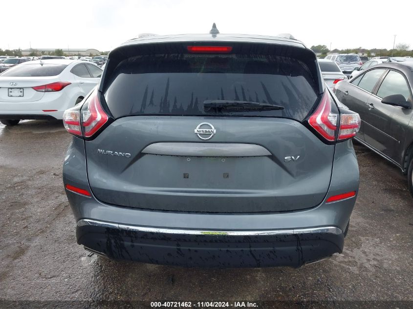 2017 Nissan Murano Sv VIN: 5N1AZ2MG9HN182935 Lot: 40721462