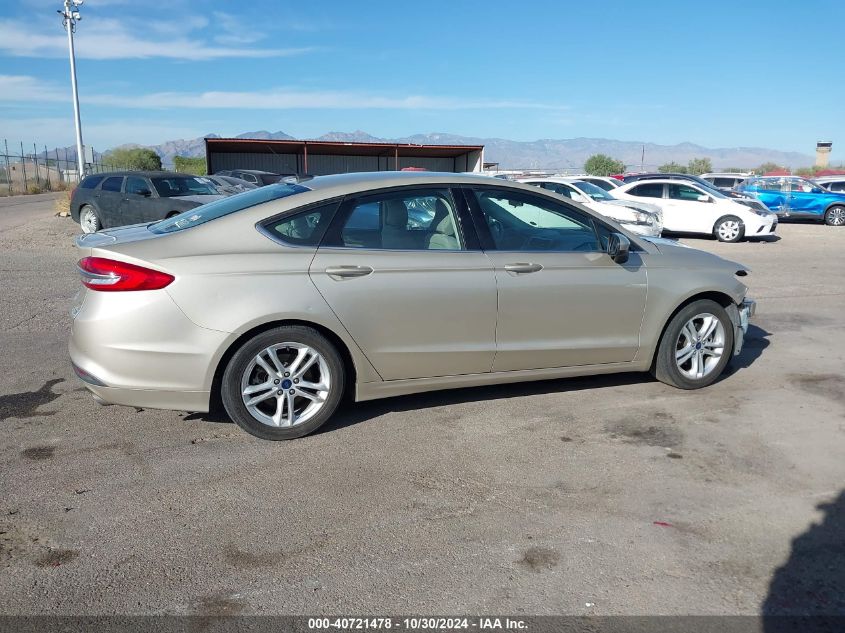 2018 Ford Fusion Se VIN: 3FA6P0HD2JR204870 Lot: 40721478