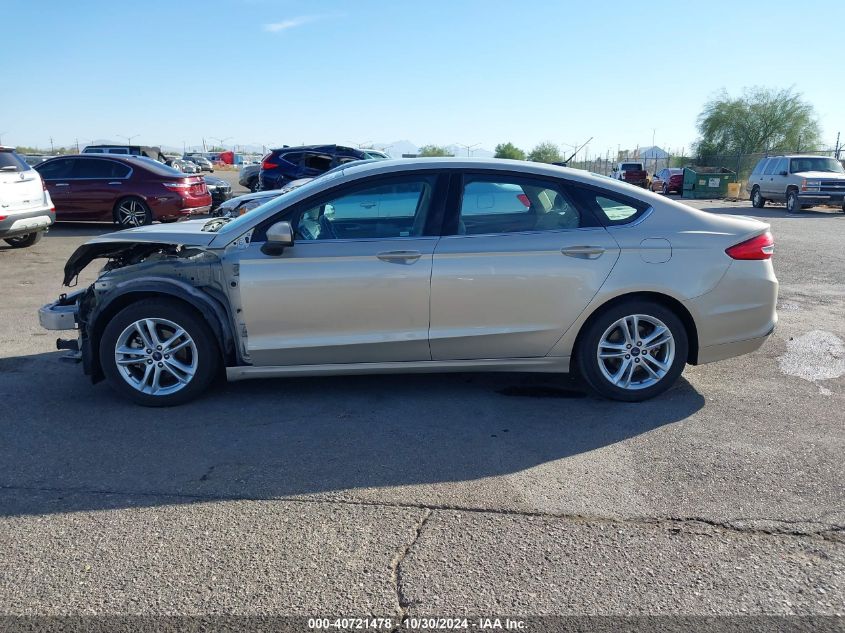 2018 Ford Fusion Se VIN: 3FA6P0HD2JR204870 Lot: 40721478