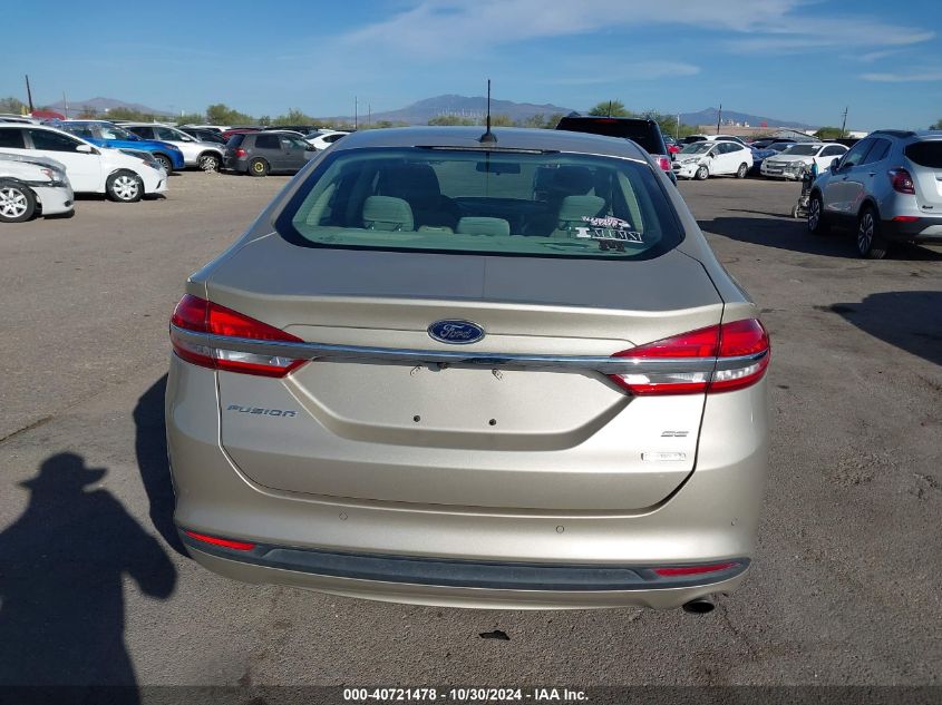 2018 Ford Fusion Se VIN: 3FA6P0HD2JR204870 Lot: 40721478