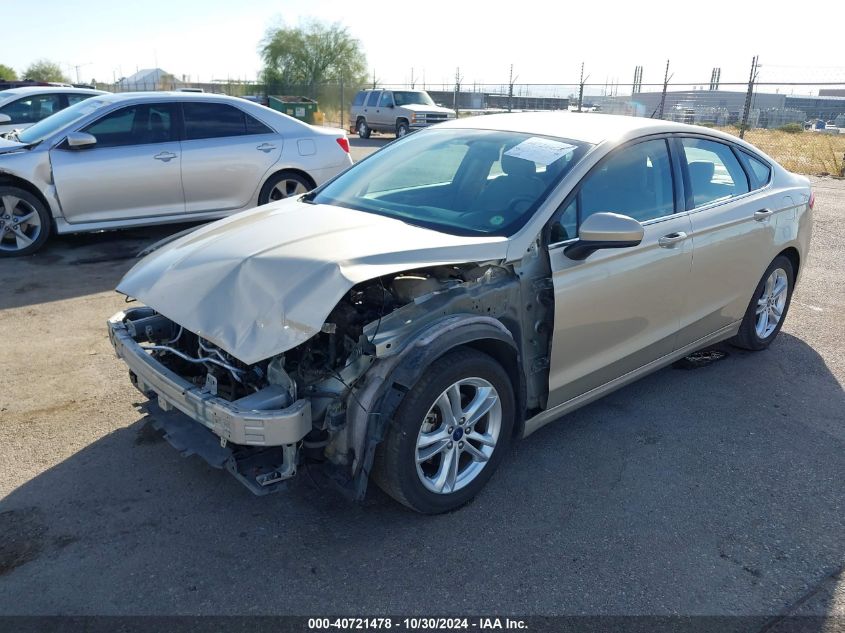 2018 Ford Fusion Se VIN: 3FA6P0HD2JR204870 Lot: 40721478