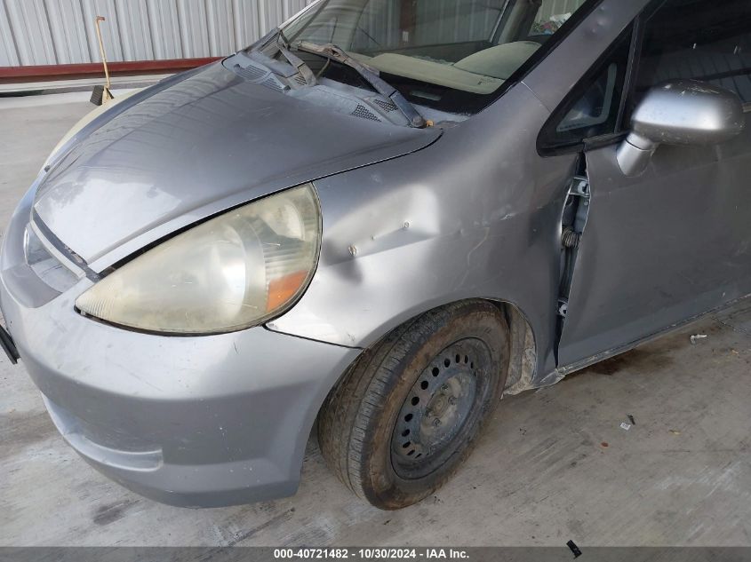 2007 Honda Fit VIN: JHMGD38497S014911 Lot: 40721482