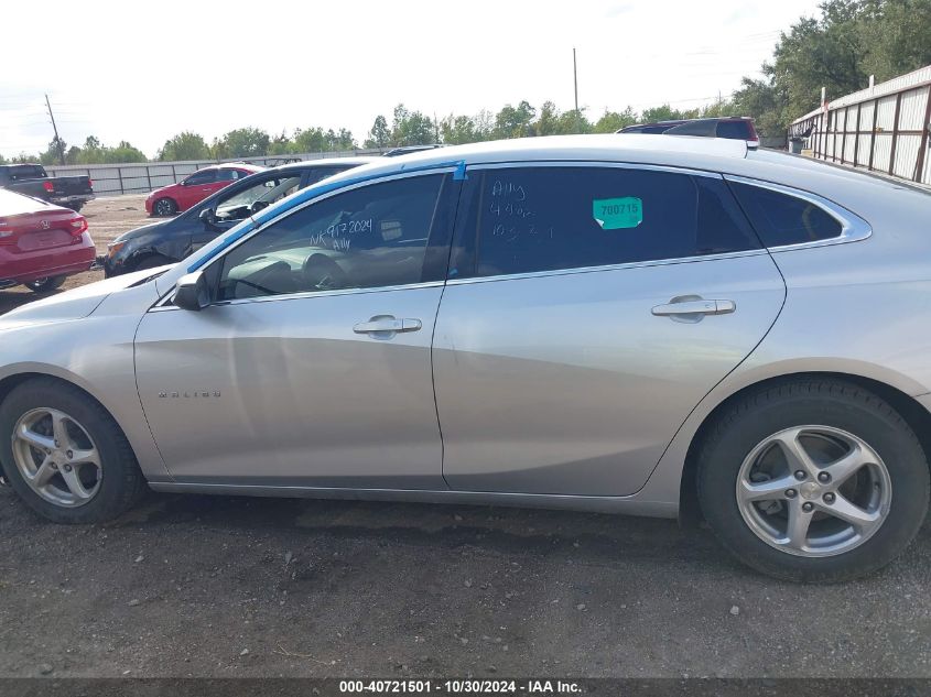 2016 Chevrolet Malibu Ls VIN: 1G1ZB5ST2GF174173 Lot: 40721501