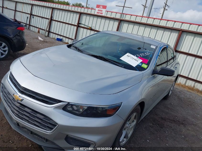 2016 Chevrolet Malibu Ls VIN: 1G1ZB5ST2GF174173 Lot: 40721501