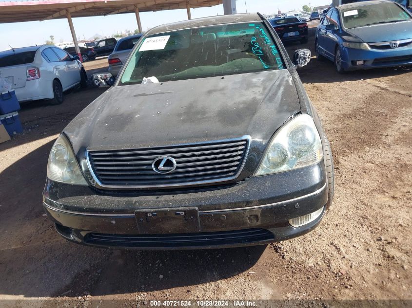 2003 Lexus Ls 430 VIN: JTHBN30F530123070 Lot: 40721524