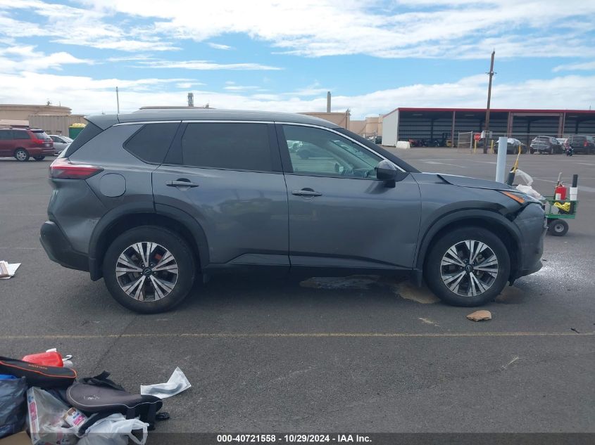 2022 Nissan Rogue Sv Fwd VIN: 5N1BT3BA8NC734457 Lot: 40721558