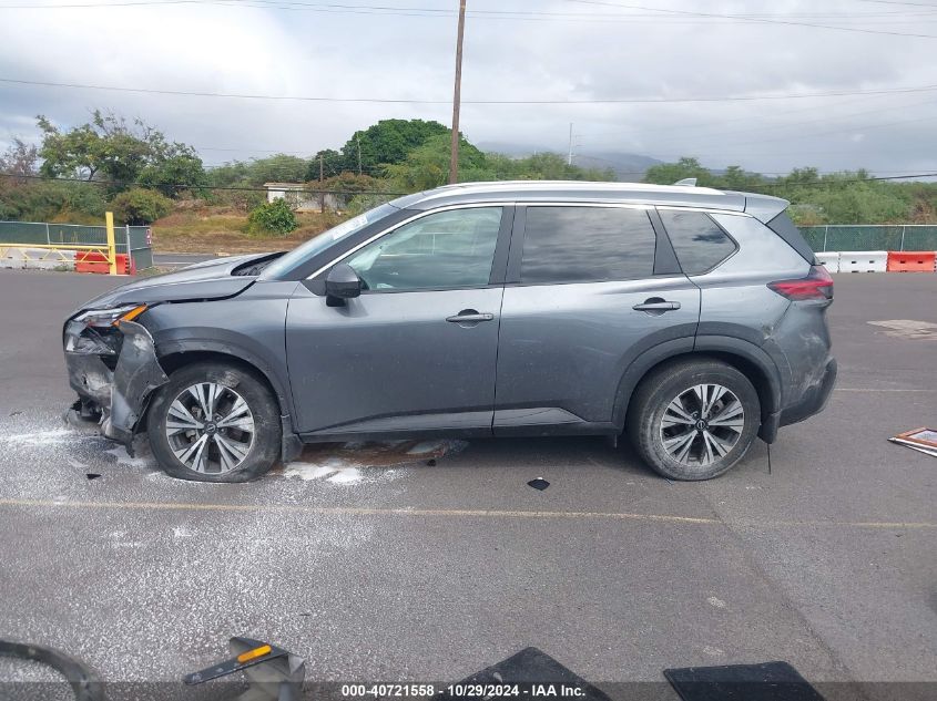 2022 Nissan Rogue Sv Fwd VIN: 5N1BT3BA8NC734457 Lot: 40721558