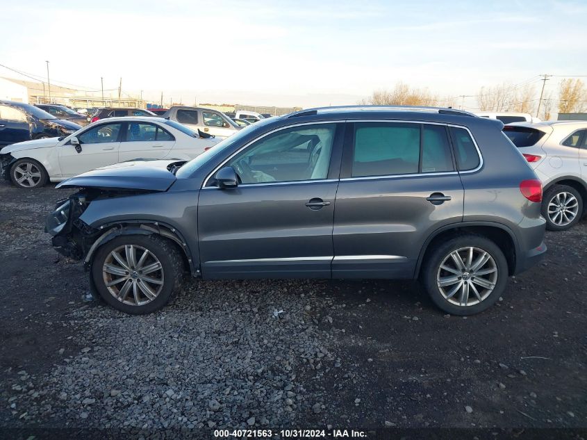 2014 Volkswagen Tiguan Sel VIN: WVGBV3AX8EW508532 Lot: 40721563