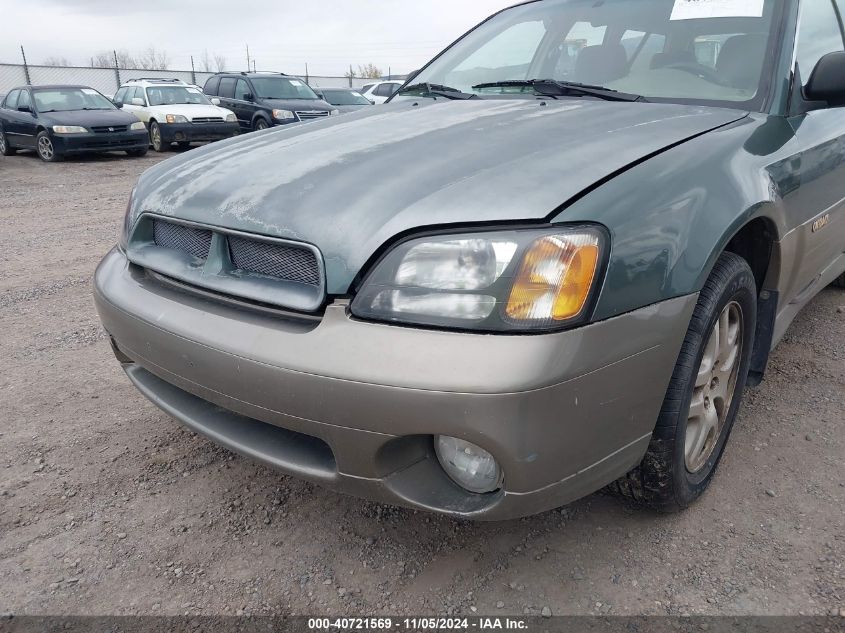 2000 Subaru Legacy Outback VIN: 4S3BH6654Y7638567 Lot: 40721569