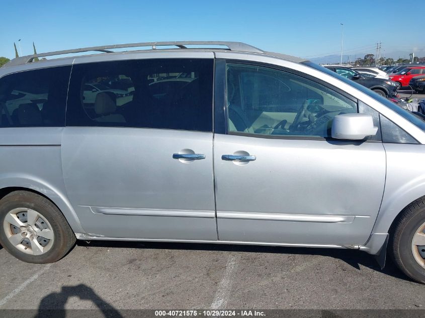 2007 Nissan Quest 3.5 S VIN: 5N1BV28U57N129518 Lot: 40721575