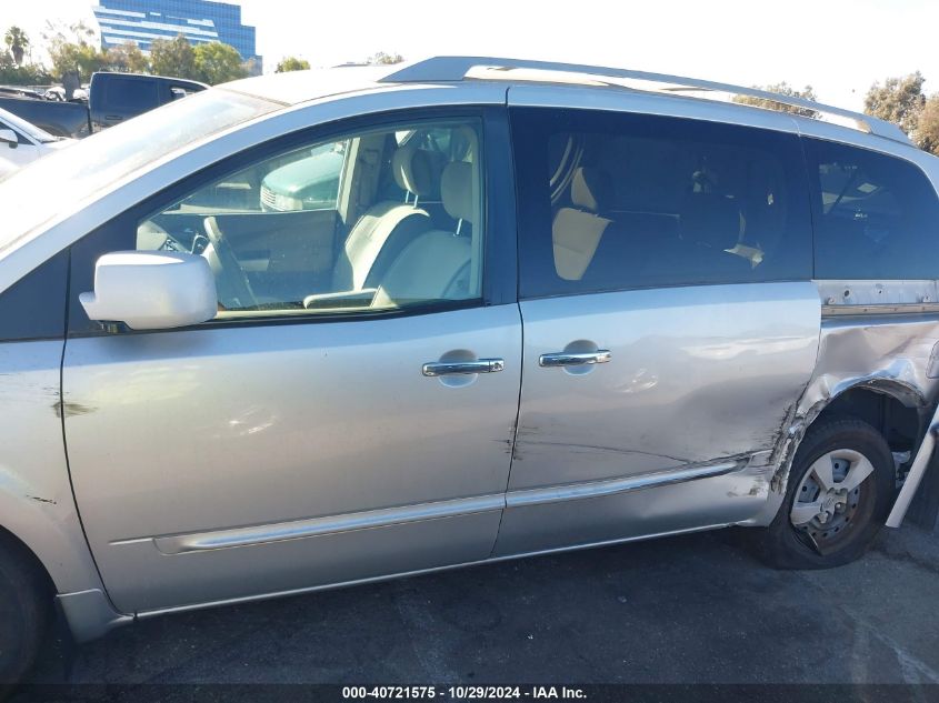 2007 Nissan Quest 3.5 S VIN: 5N1BV28U57N129518 Lot: 40721575