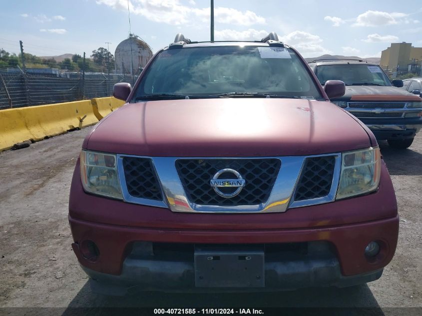 2006 Nissan Frontier Le VIN: 1N6AD07W96C453797 Lot: 40721585