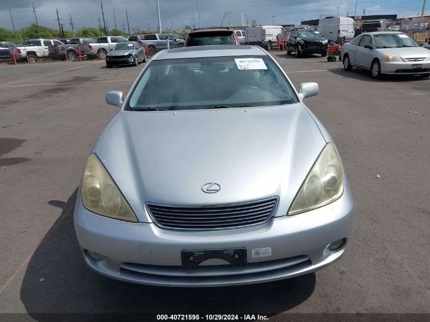 2006 Lexus Es 330 VIN: JTHBA30G165157938 Lot: 40721595