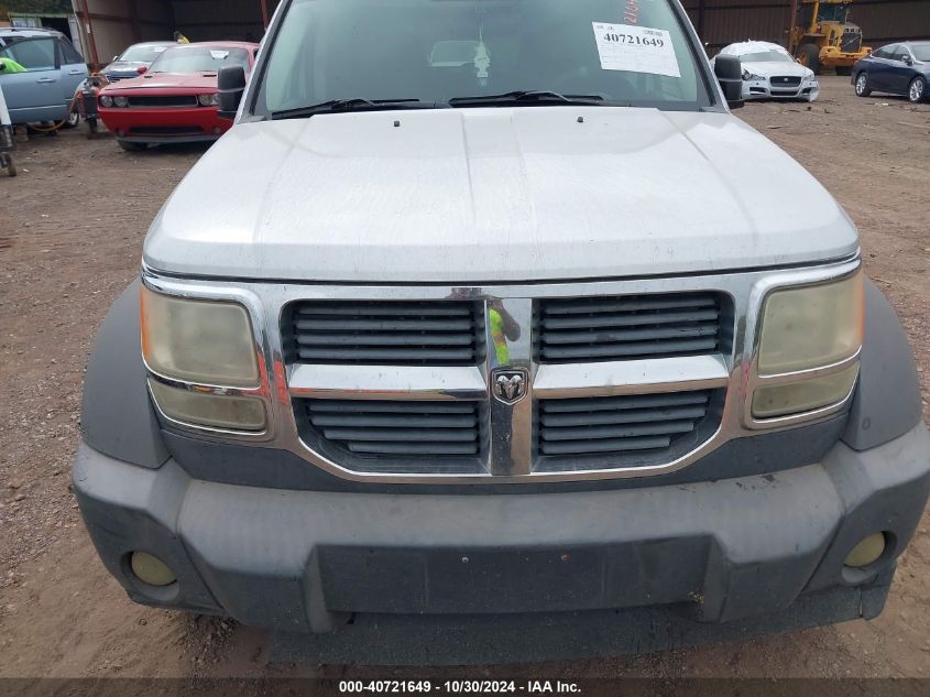 2007 Dodge Nitro Sxt VIN: 1D8GU28K77W569991 Lot: 40721649