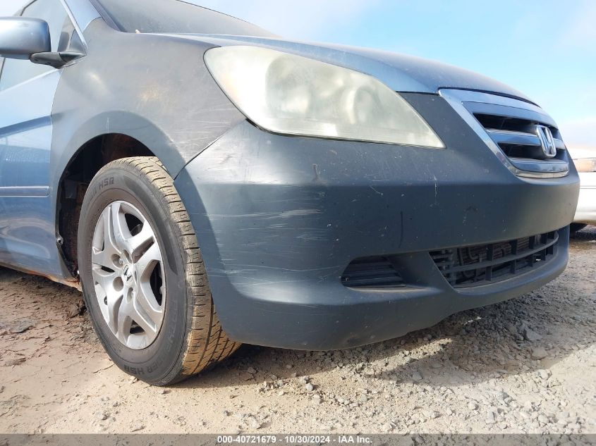 2005 Honda Odyssey Ex VIN: 5FNRL384X5B058827 Lot: 40721679