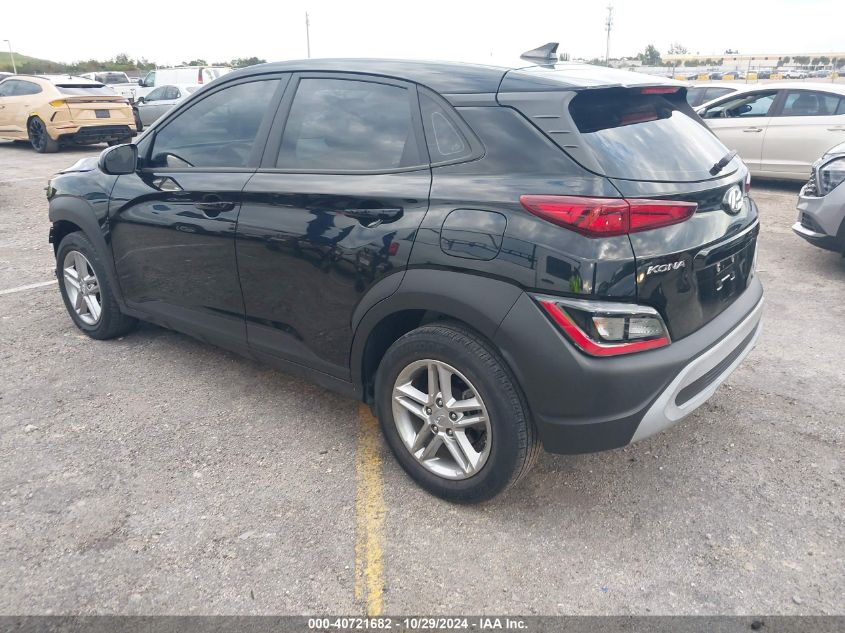 VIN KM8K22AB5NU781950 2022 Hyundai Kona, SE no.3