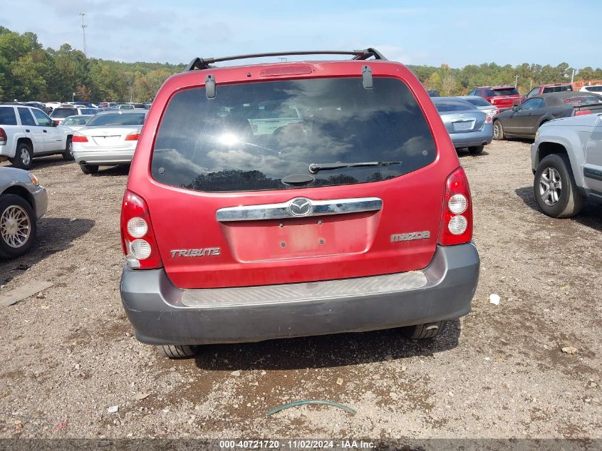 2005 Mazda Tribute S VIN: 4F2YZ04135KM01310 Lot: 40721720